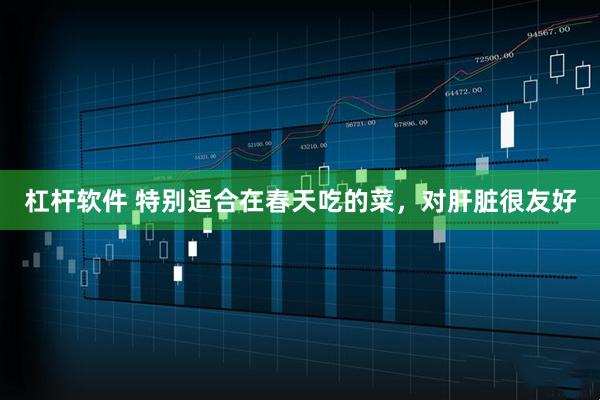 杠杆软件 特别适合在春天吃的菜，对肝脏很友好